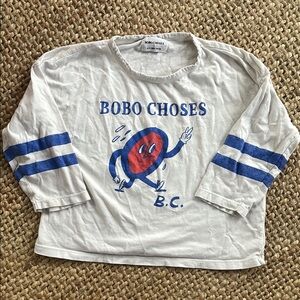 Bobo Choses Clock Print Shirt, Size 4T